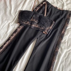 NWOT Free People Black Matching set